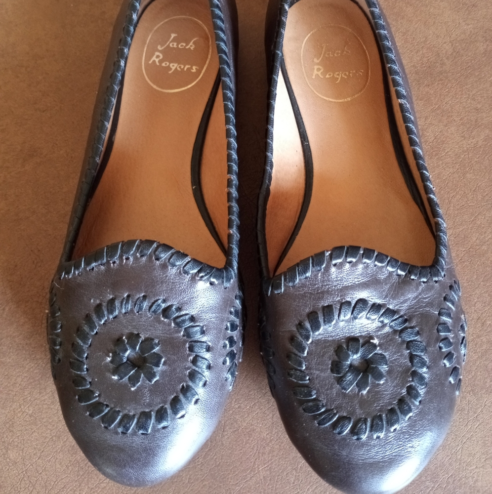 Jack Rogers size 7 M Ballet Flats Brown Leather